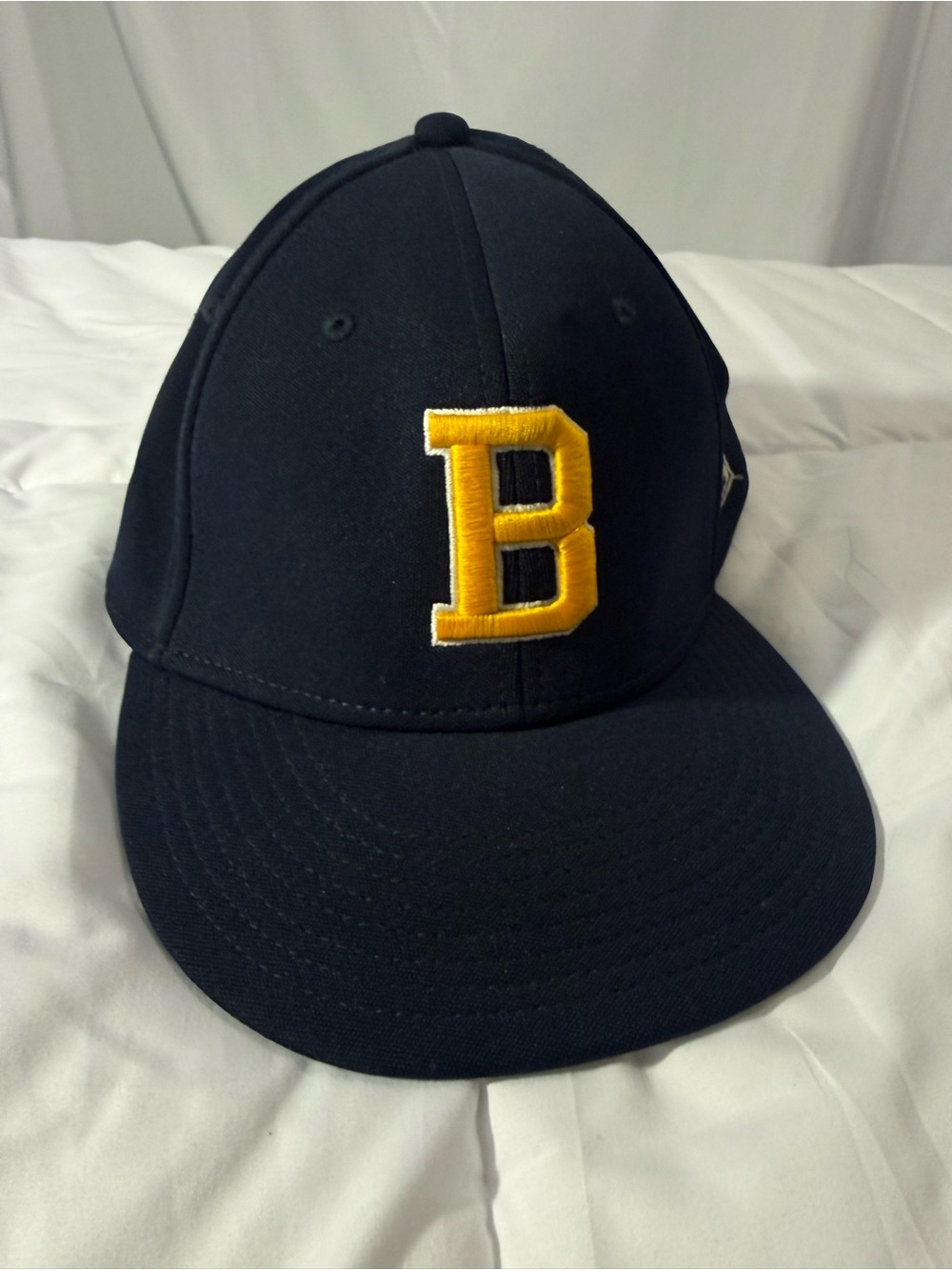 The Game Navy Baseball Cap with Yellow 'B' Patch